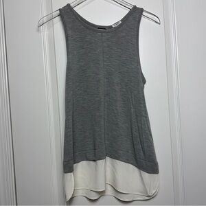 J.Crew Gray Layered Tank Top | Size XS | EUC